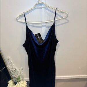 Brand New SHEIN Navy Strapless Dress